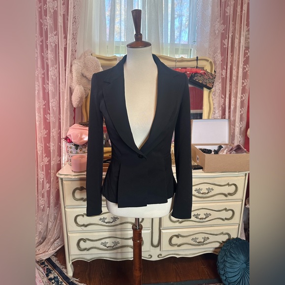 WHBM chic career blazer NWOT with pleats - Picture 2 of 7